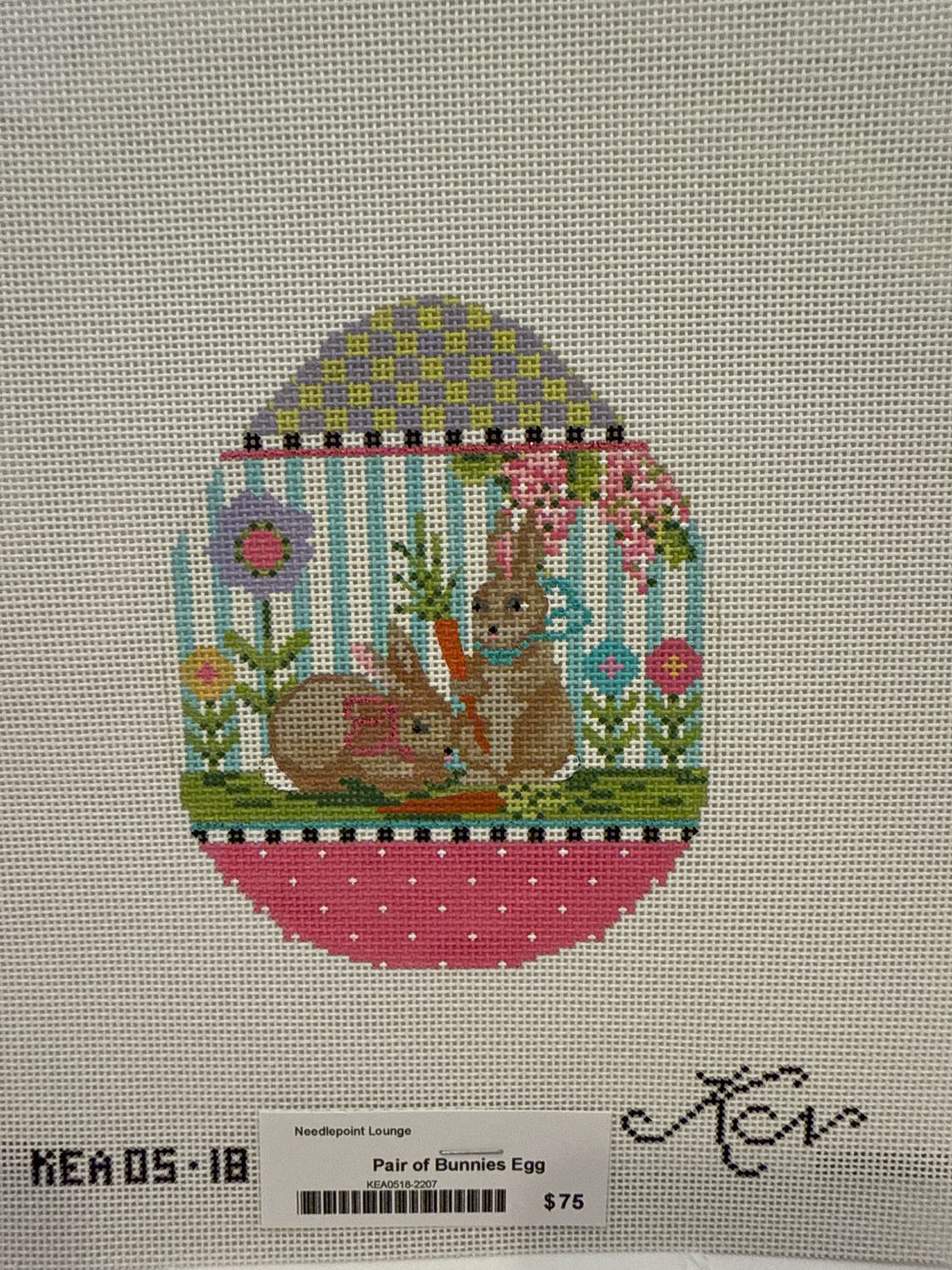 Pair of Bunnies Egg (KEA0518)
