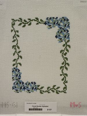 Floral Border Alphabet (MS61)