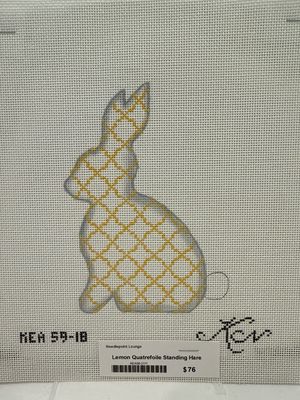 Lemon Quatrefoile Standing Hare (KEA59)
