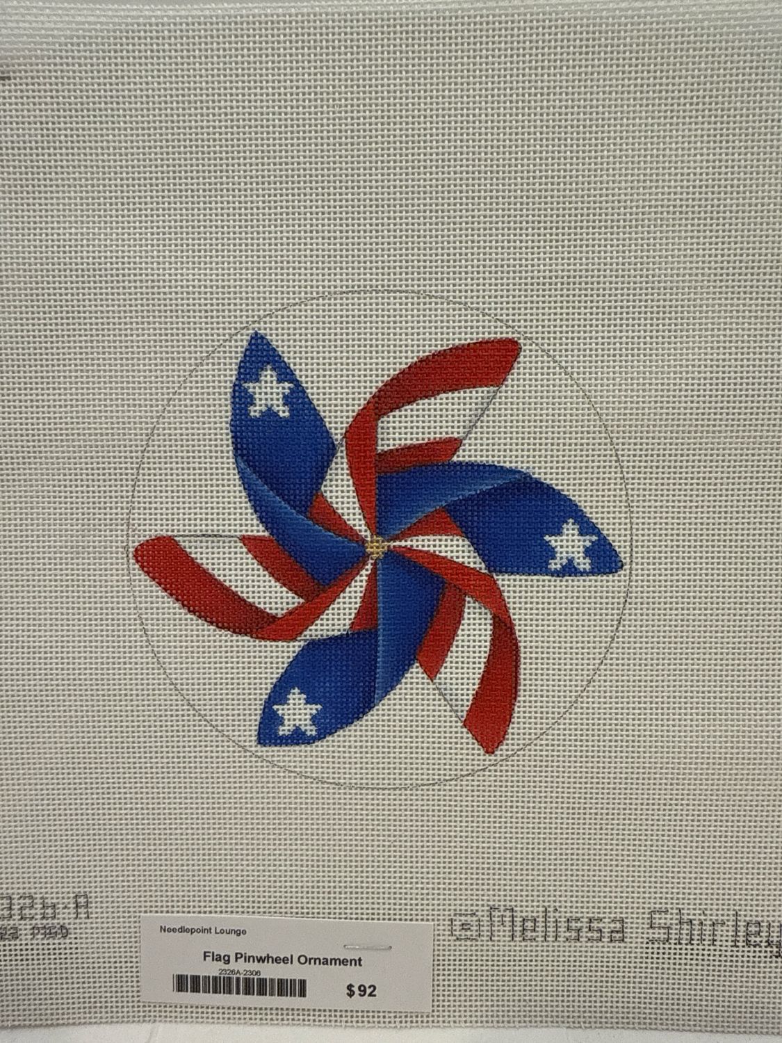 Flag Pinwheel Ornament (2326A)