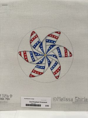 Dot Pinwheel Ornament (2326B)