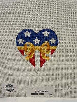 Yellow Ribbon Heart (PA15)