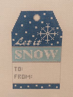 Let It Snow Gift Tag (XO198b)