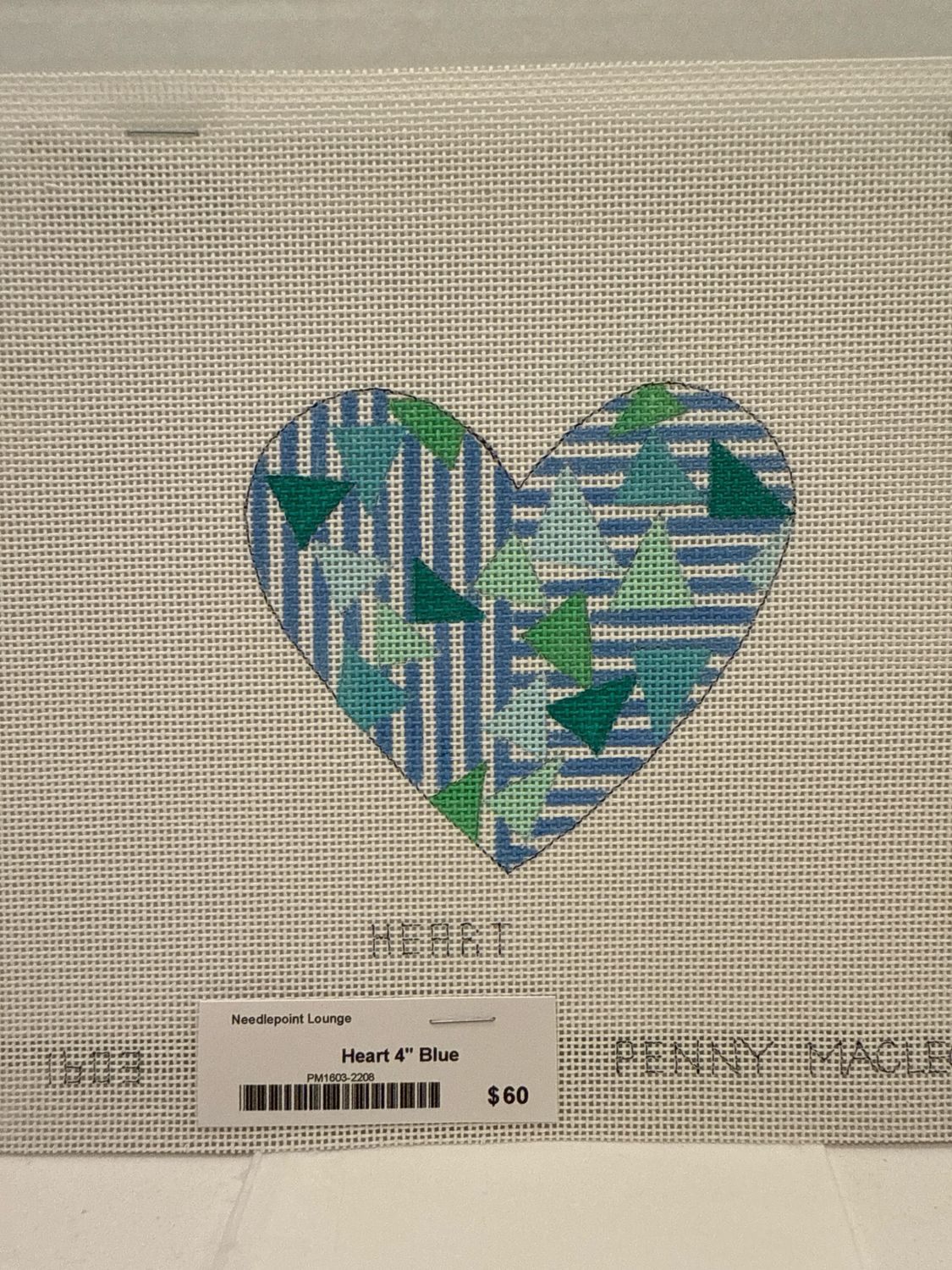 Heart 4&quot; Blue (PM1603)