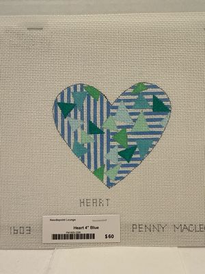 Heart 4&quot; Blue (PM1603)