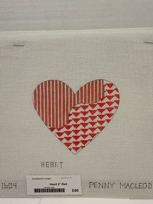 Heart 4&quot; Red (PM1604)