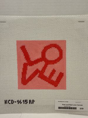 Pink and Red Love Canvas (KCD1615)