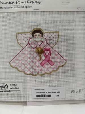 Pink Ribbon of Hope Angel with SG (995AP)