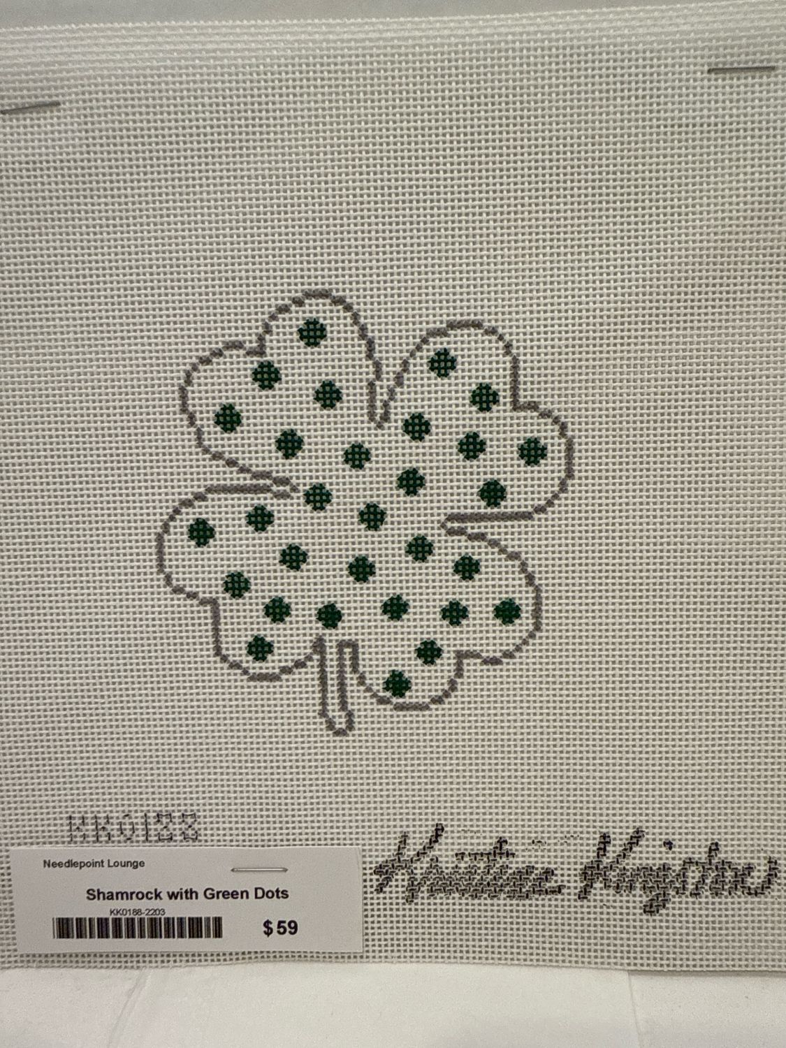 Shamrock with Green Dots (KK0188)