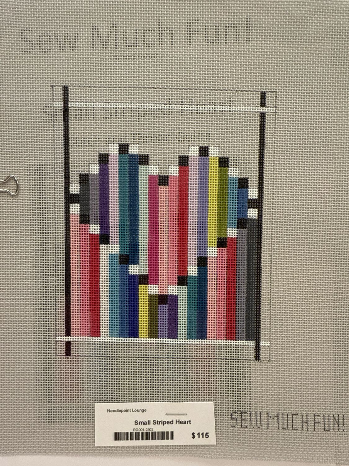 Small Striped Heart (RG001)