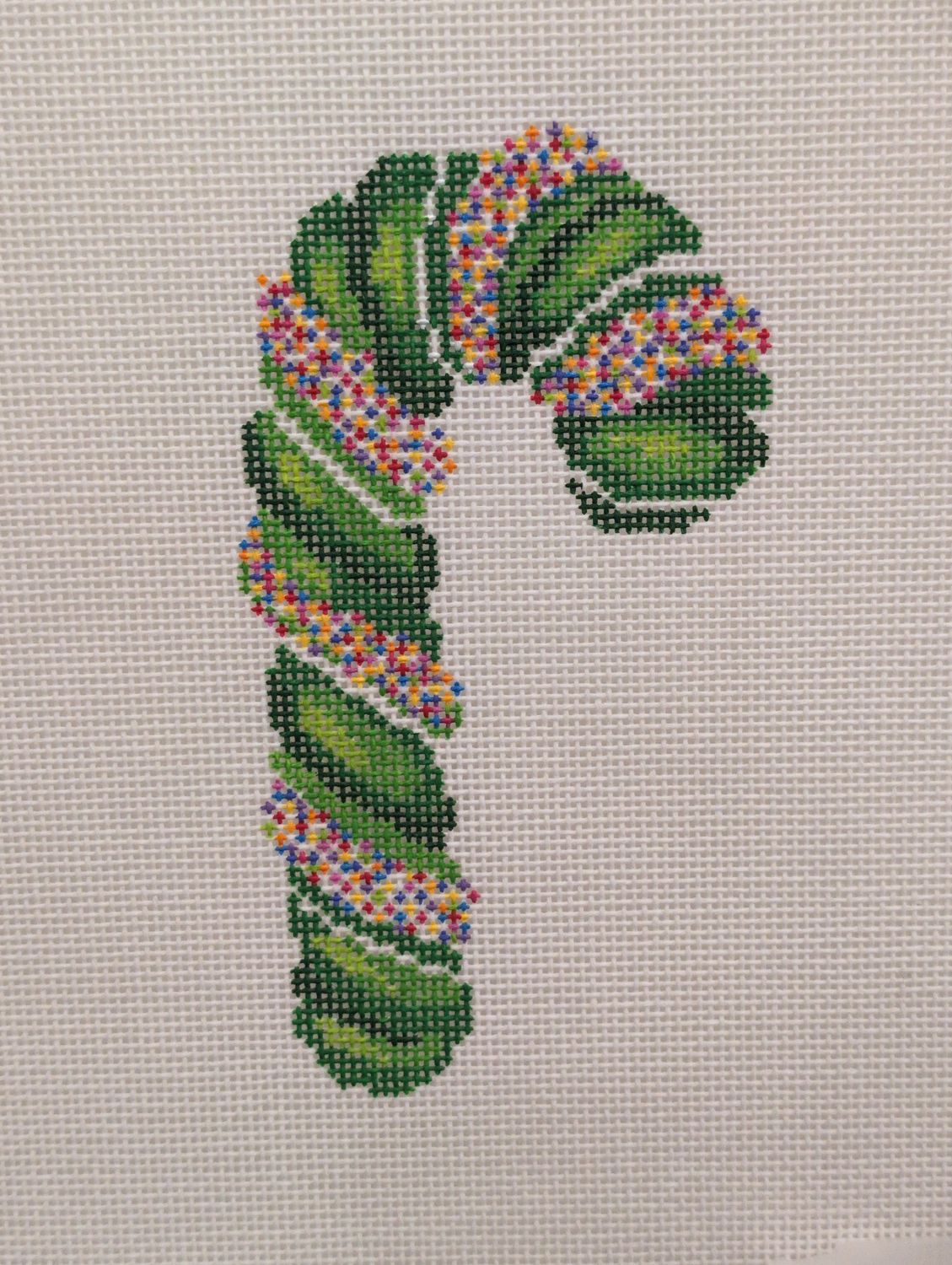 Sprinkle Candy Cane Green (22245)