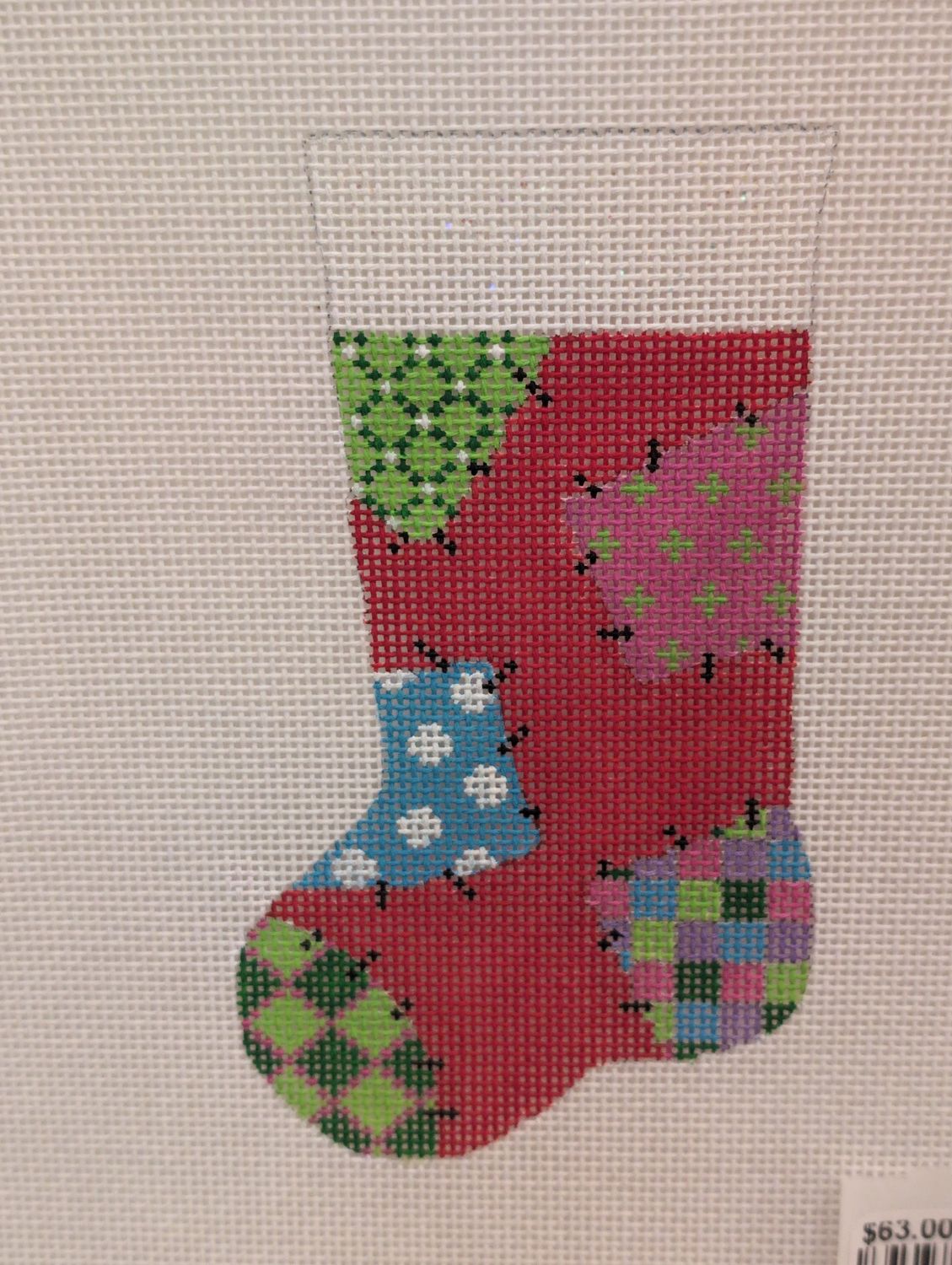 Patchwork Mini Stocking (MS09)