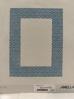 Blue Fish Scale Frame (TGS19)