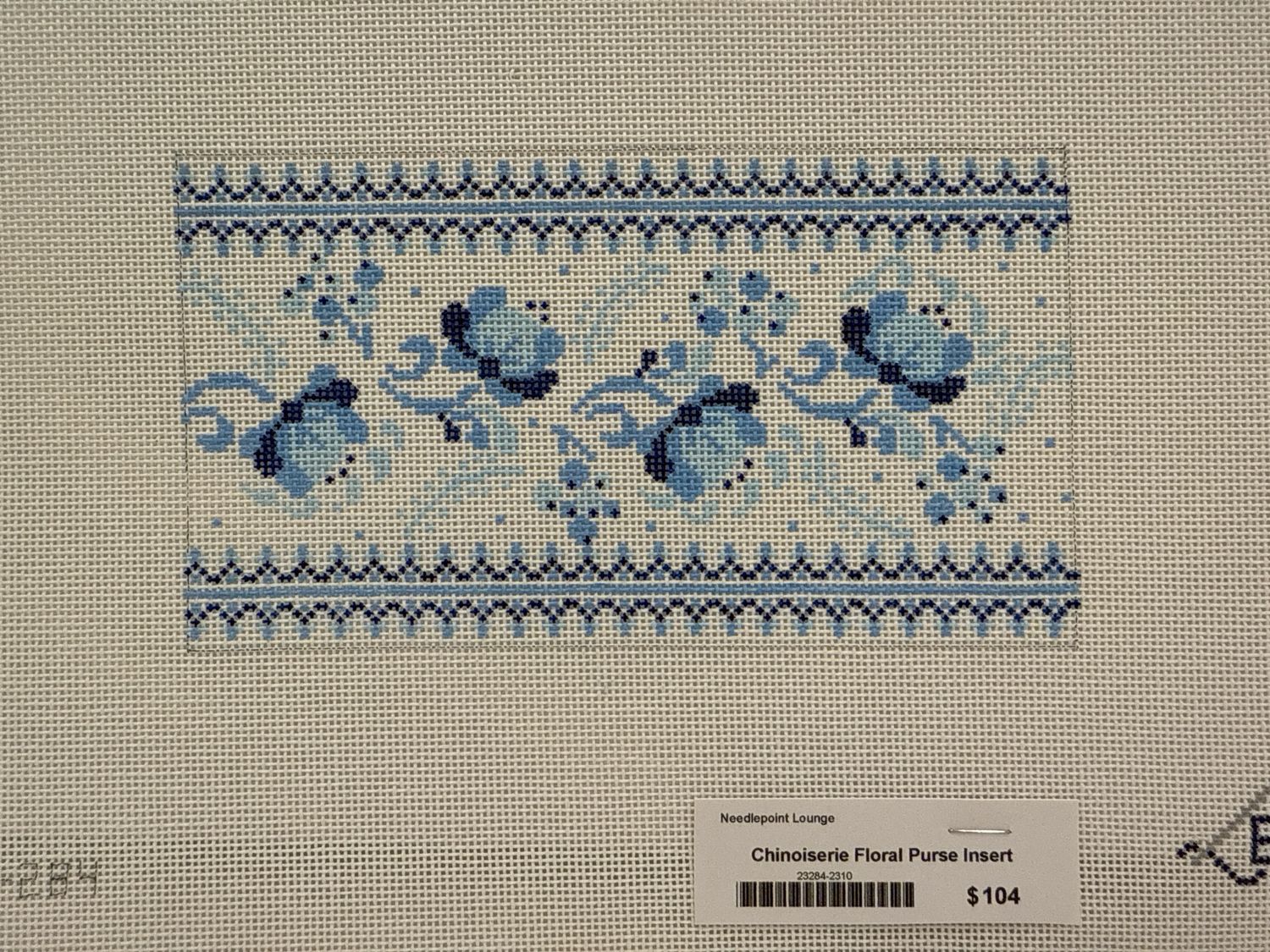 Chinoiserie Floral Purse Insert (23284)