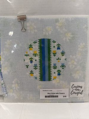 Blue Stripe with Flowers (CGBS)