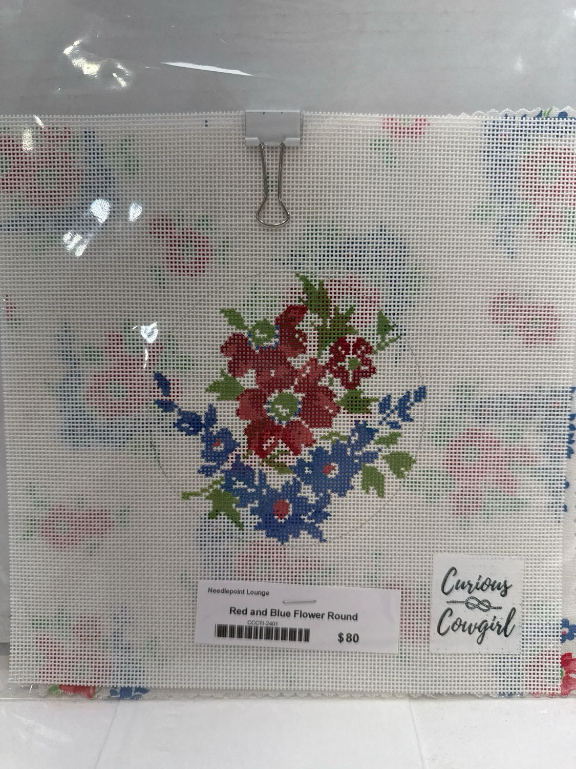 Red and Blue Flower Round (CCCTI)