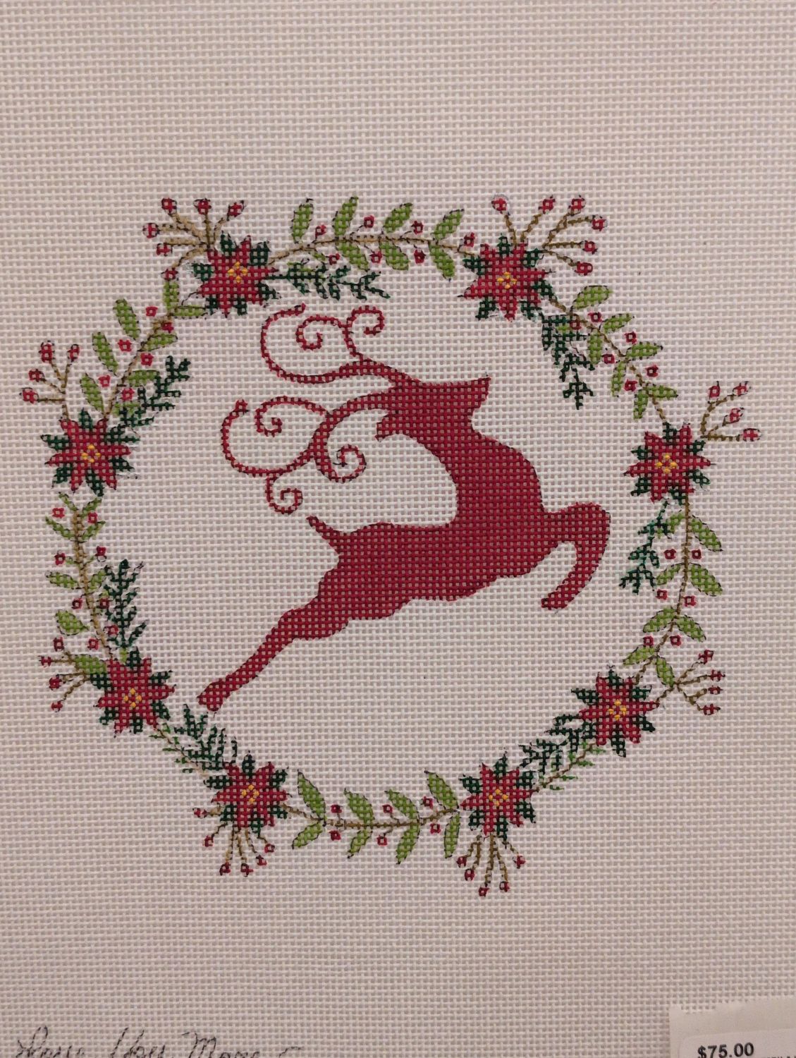 Leaping Deer Wreath (EJ17A)