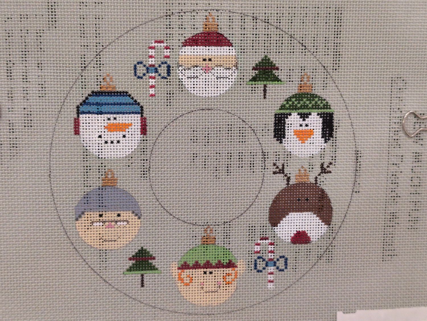 Christmas Friends Wreath &amp; s.g. (SMFWR)