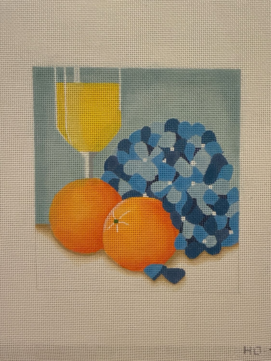 Still Life with Oranges and Flowers (HO1355)