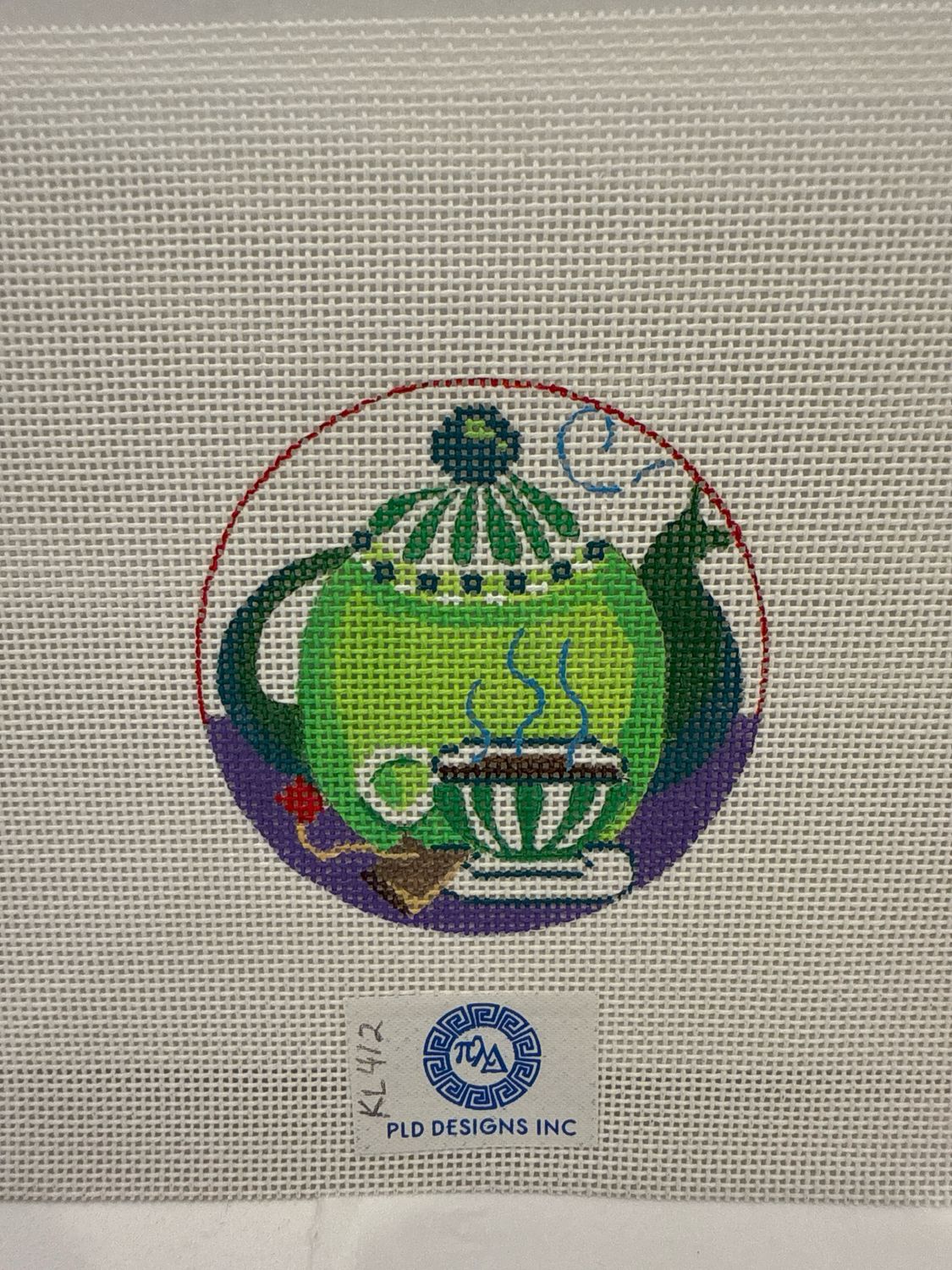 Green Tea Pot Ornament (KL412)