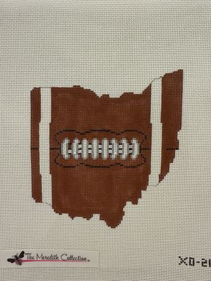 Football State Shape Ohio (XO211O)