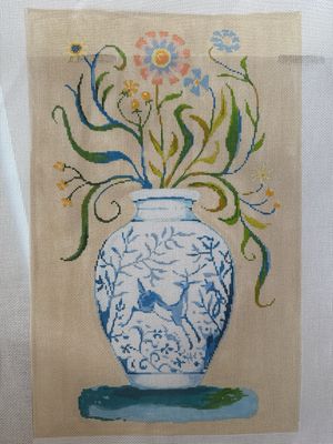 Vase with Deer (AT201)