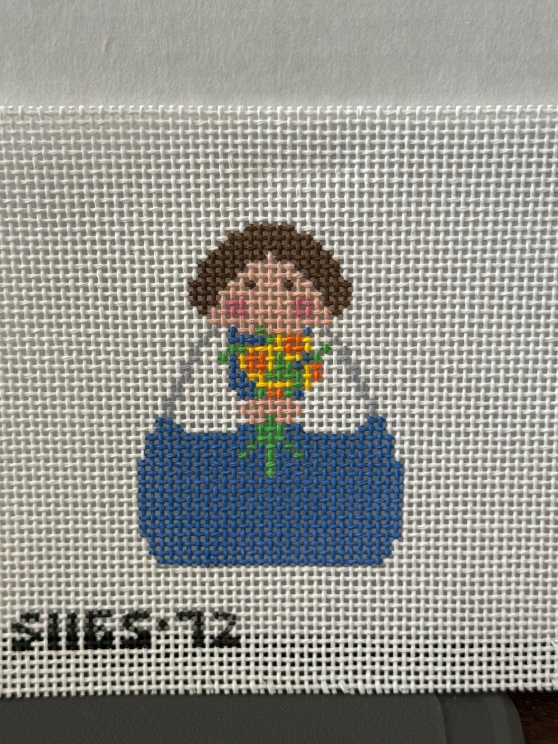 Blue Angel with Sunflowers (SII6572)