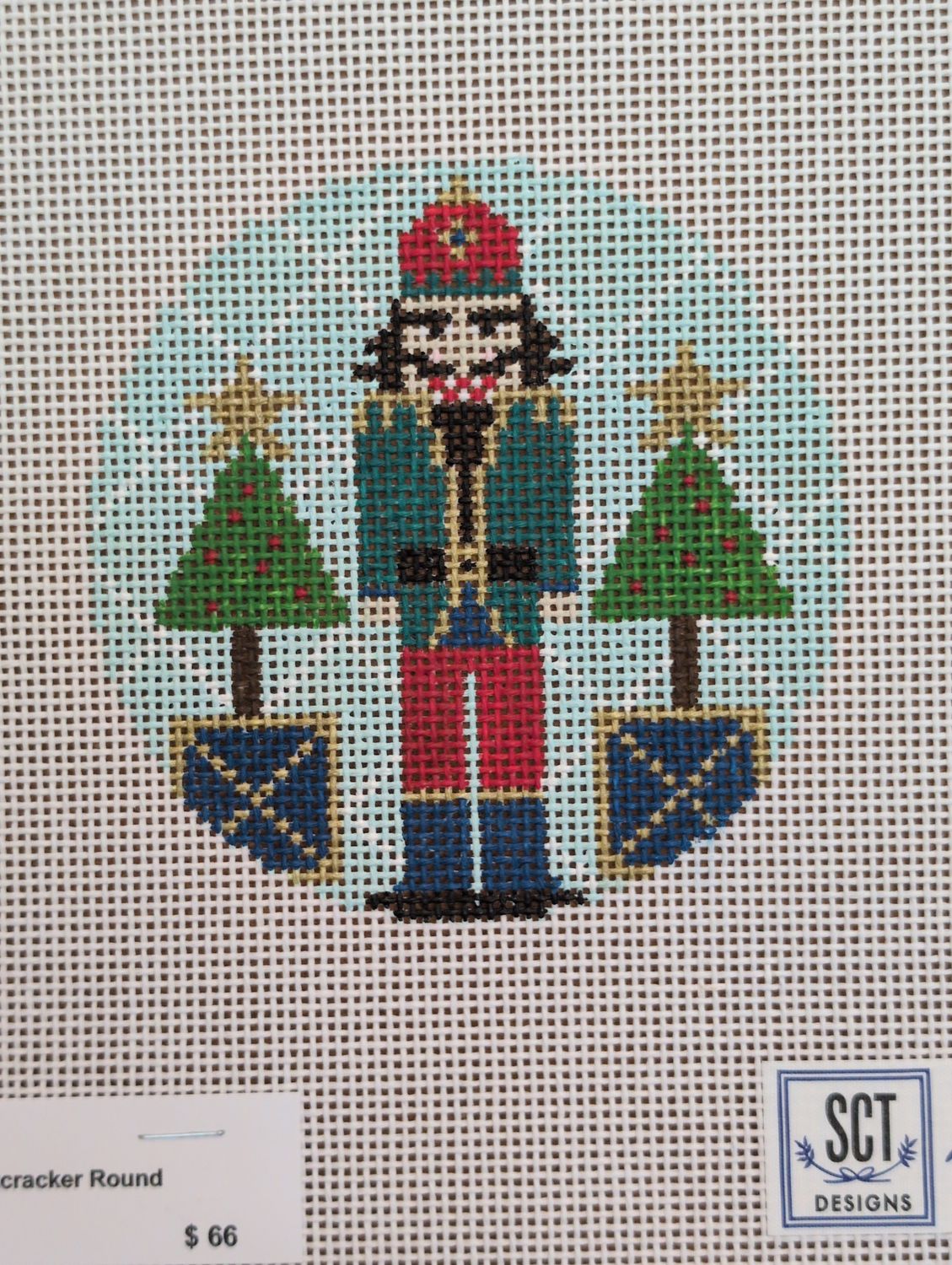 Blue Nutcracker Round