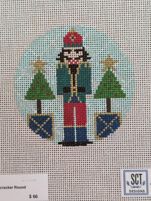 Blue Nutcracker Round