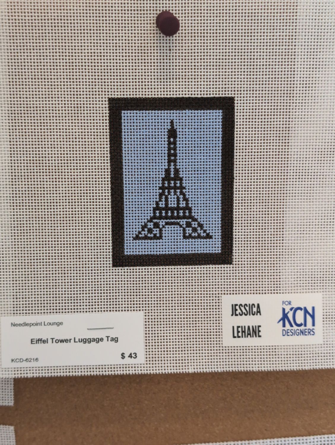 Eiffel Tower Luggage Tag