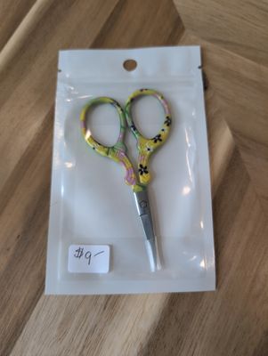 Lime/Yellow 3.6&quot; Embroidery Scissors