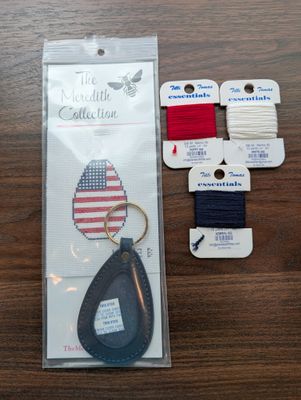 Stars and Stripes Key Fob (KO12B) Kit