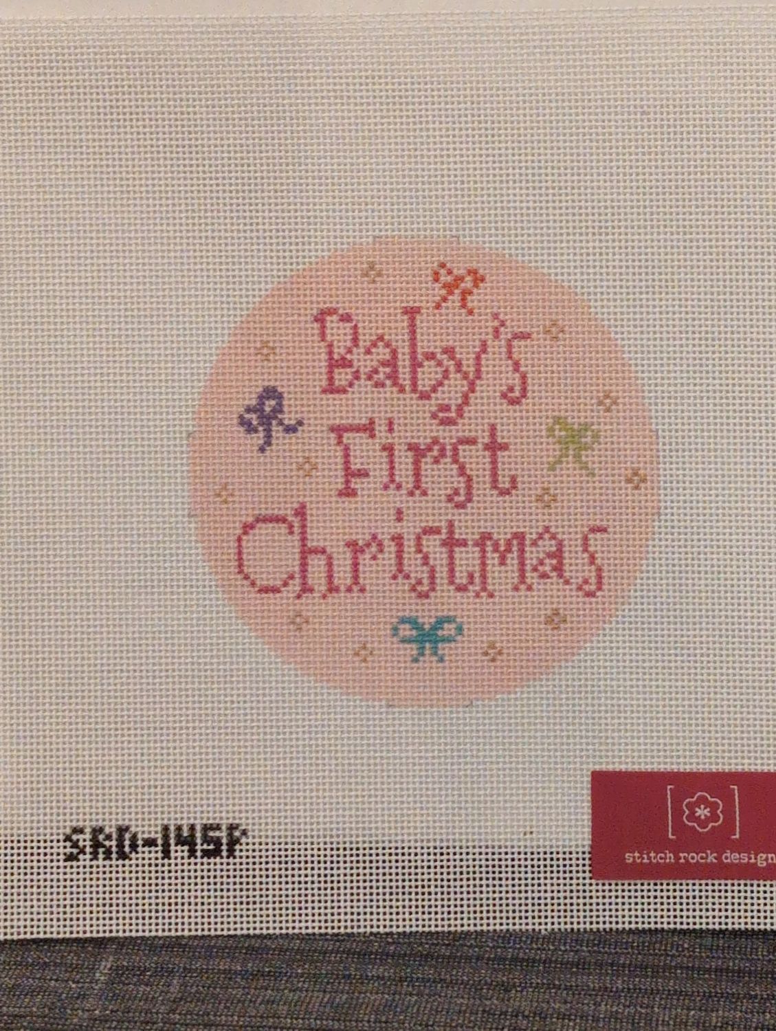 Baby&#39;s First Christmas - Pink