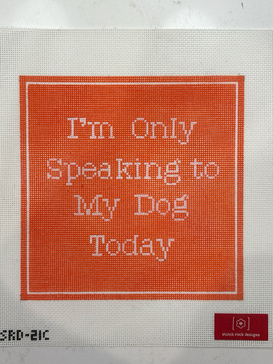 Speaking to My Dog Today - Coral