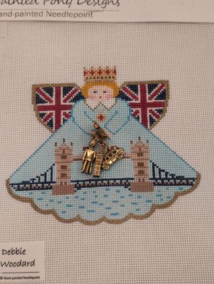 Angel with charms: British Angel ( tower bridge)