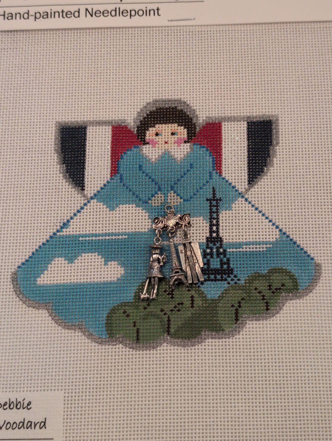 Angel with charms: French (Eiffel Tower)
