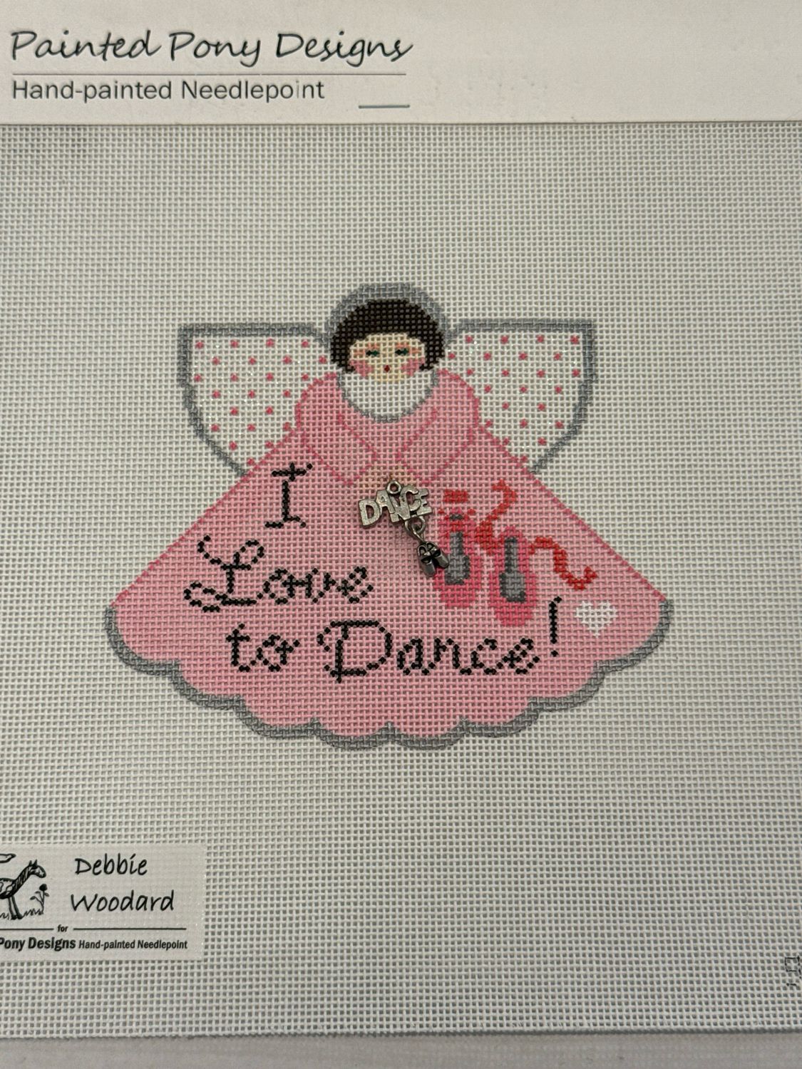 Angel with charms:  I Love to Dance