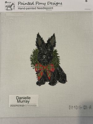Dog: Holiay Scottie ornament