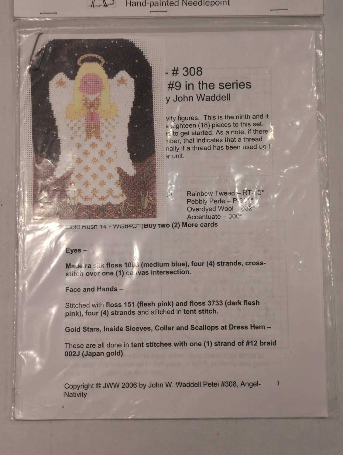 Stitch Guide: Arch Angel by John Waddell