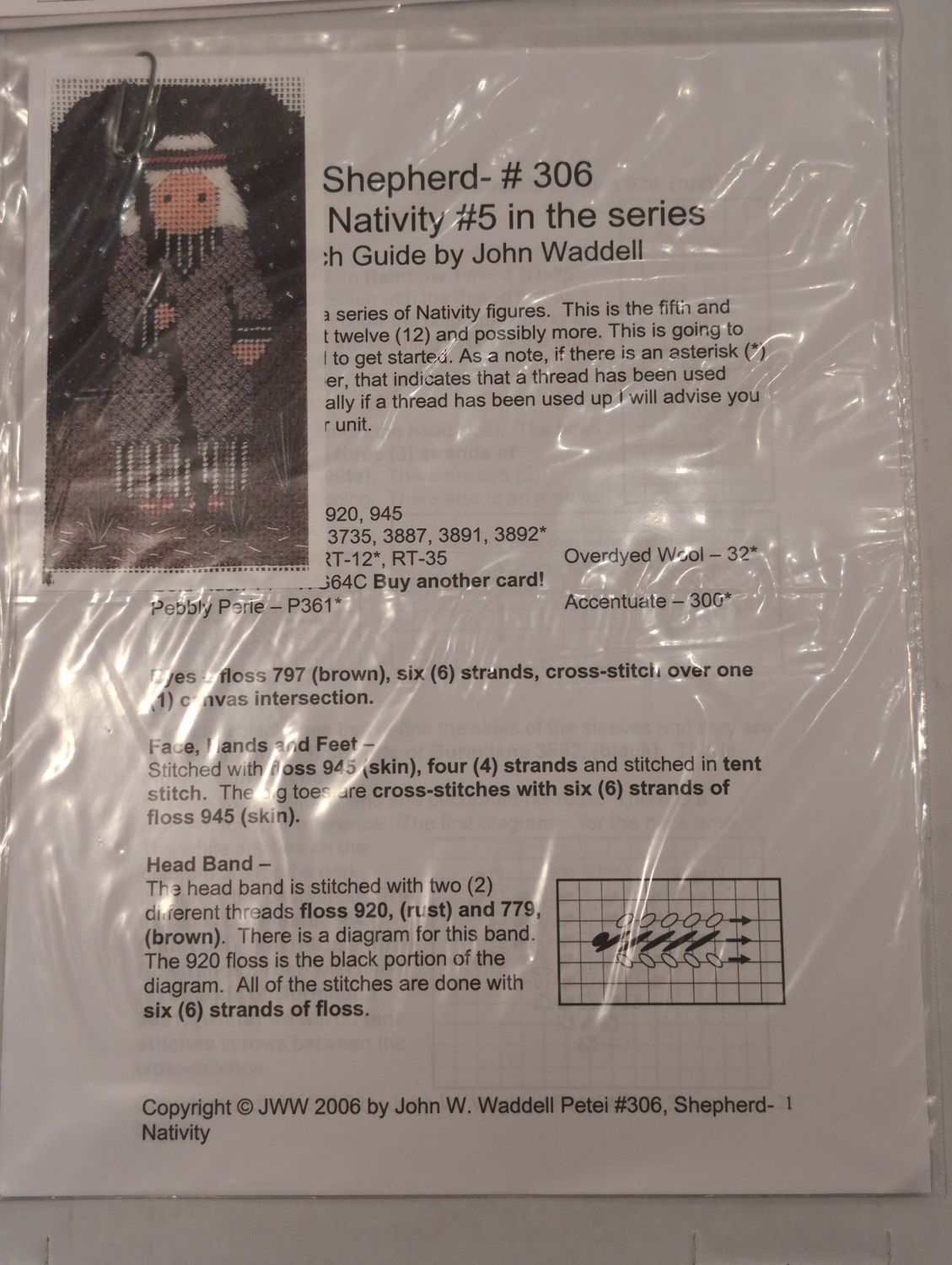 Stitch Guide: Shepherd by John Waddell