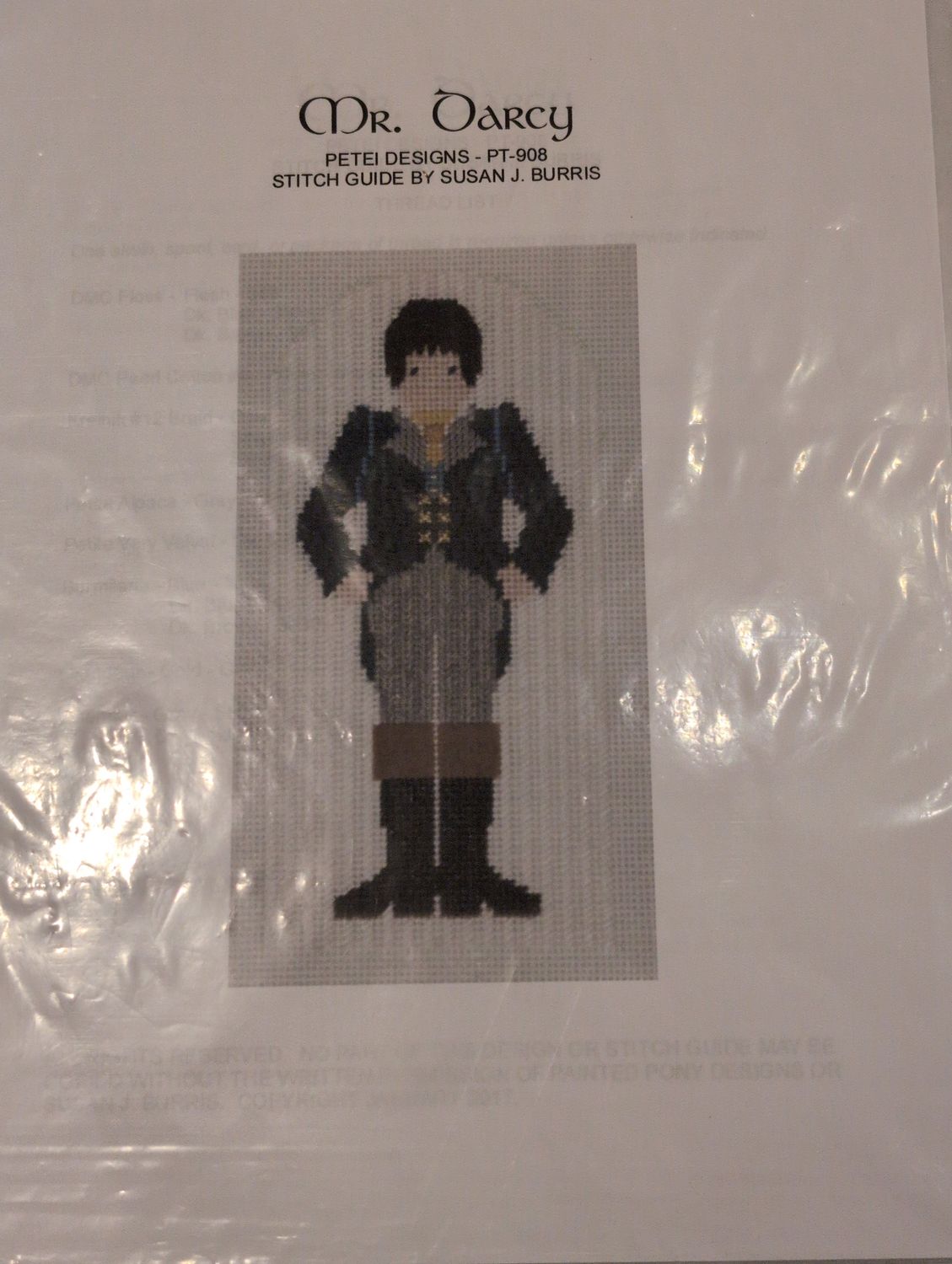 Stitch Guide: Mr. Darcy