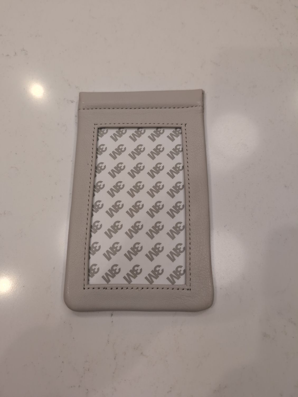 Self Finishing Leather Eyeglass Case Moonbeam