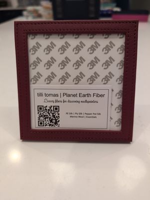 Self Finishing Leather Frame Cranberry