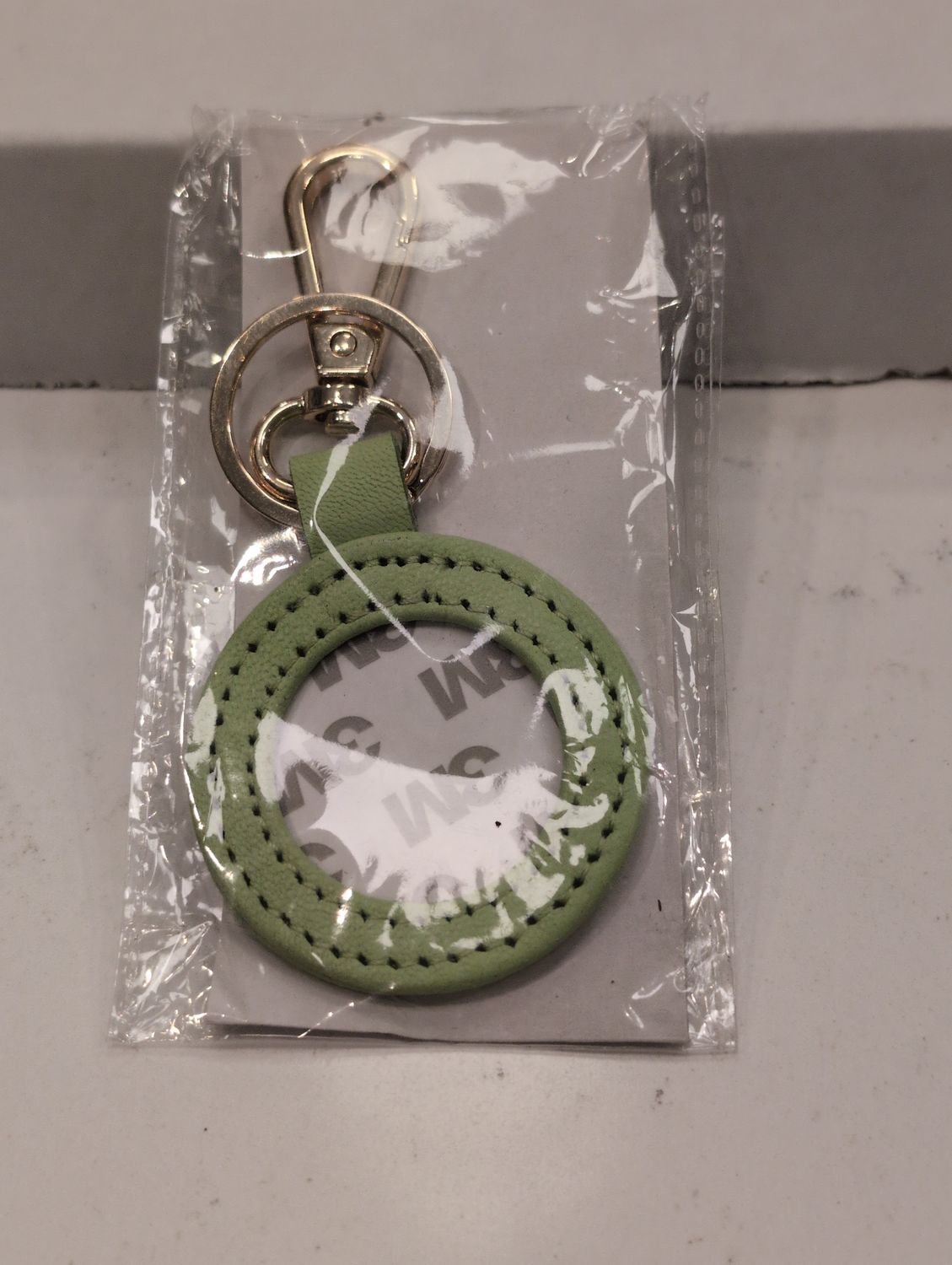 Leather Key Fob Lime