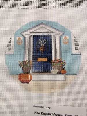 New England Autumn Door w SG