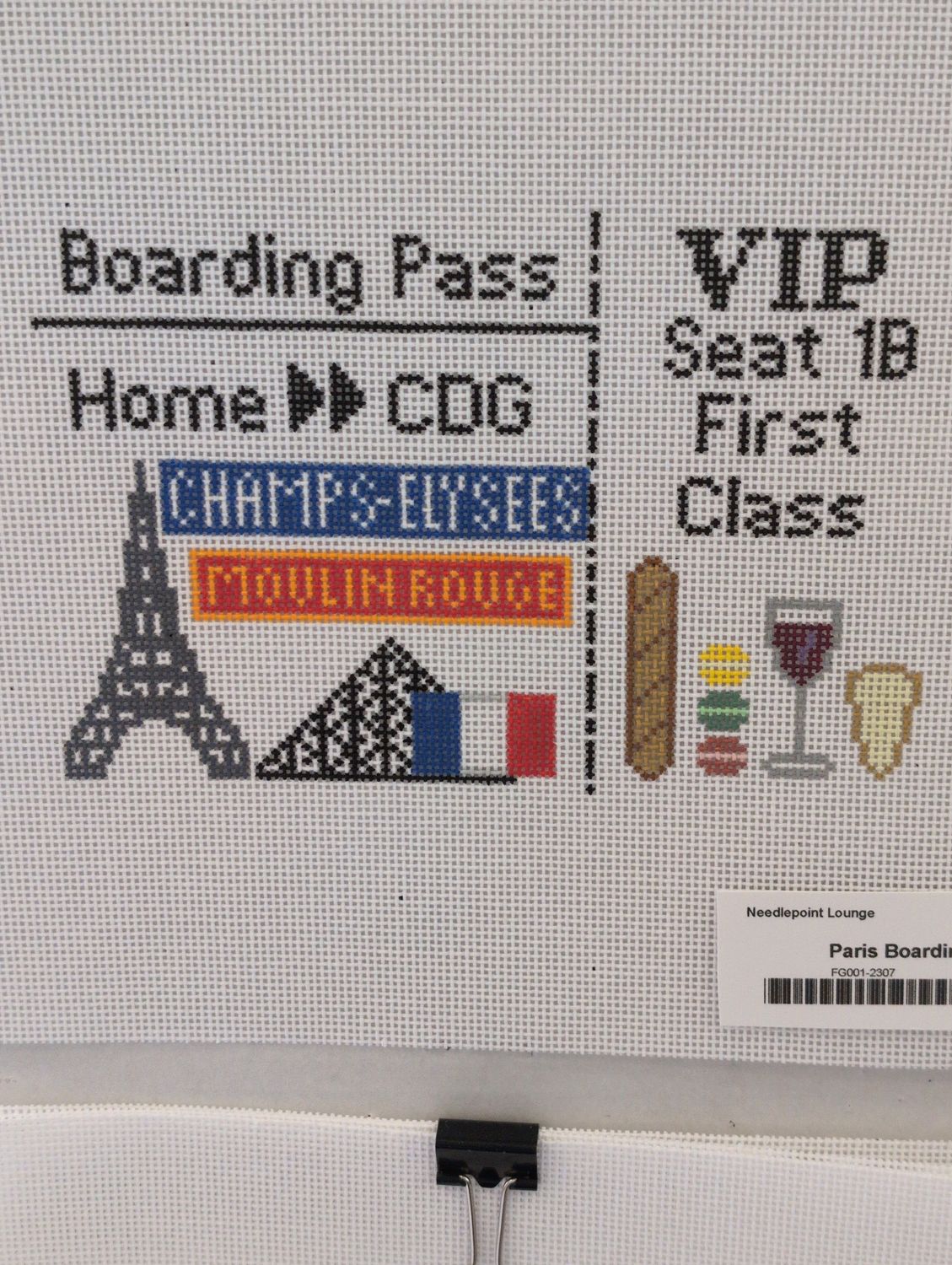 Paris Boarding Pass