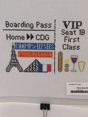 Paris Boarding Pass