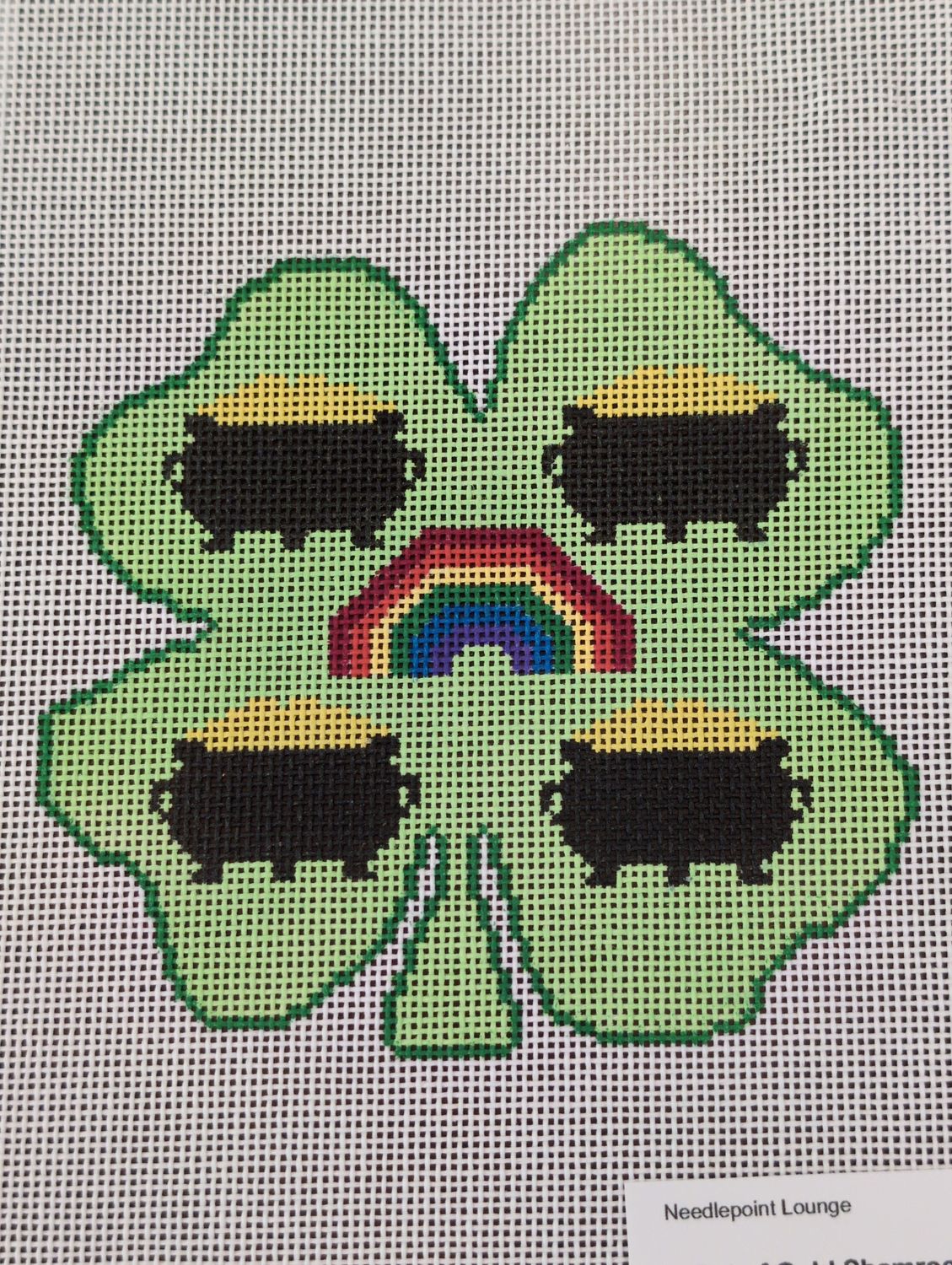 Pot of Gold (4) Shamrock Ornament