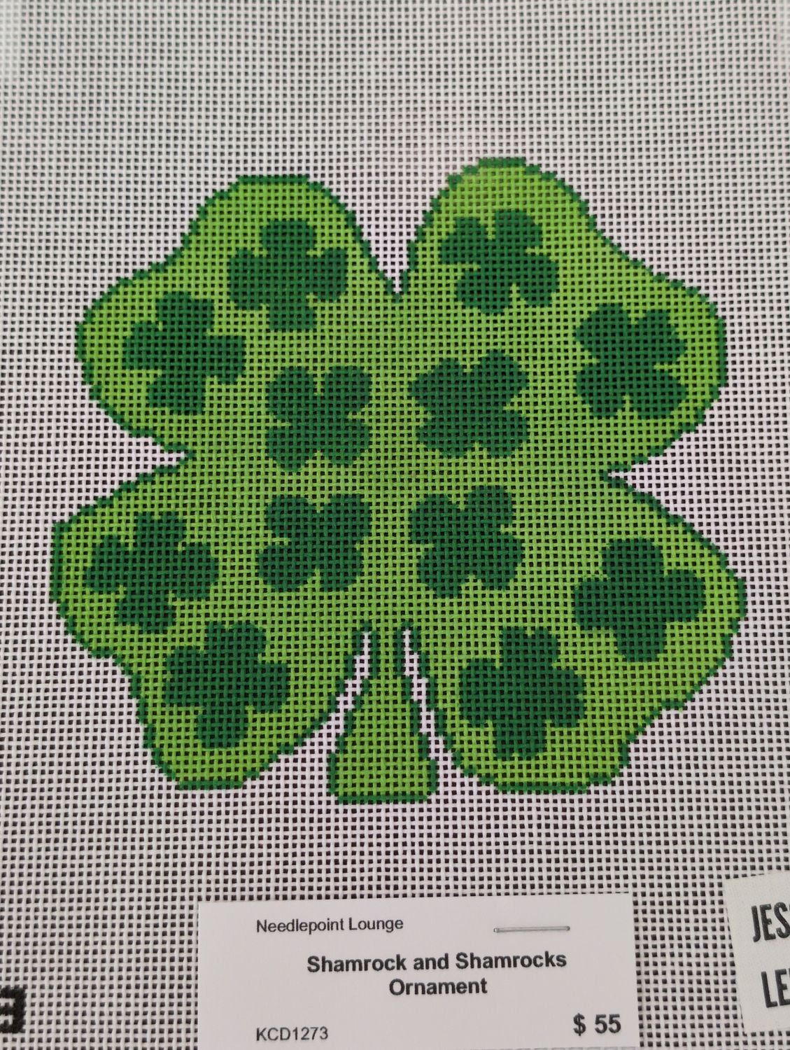 Shamrock and Shamrocks Ornament