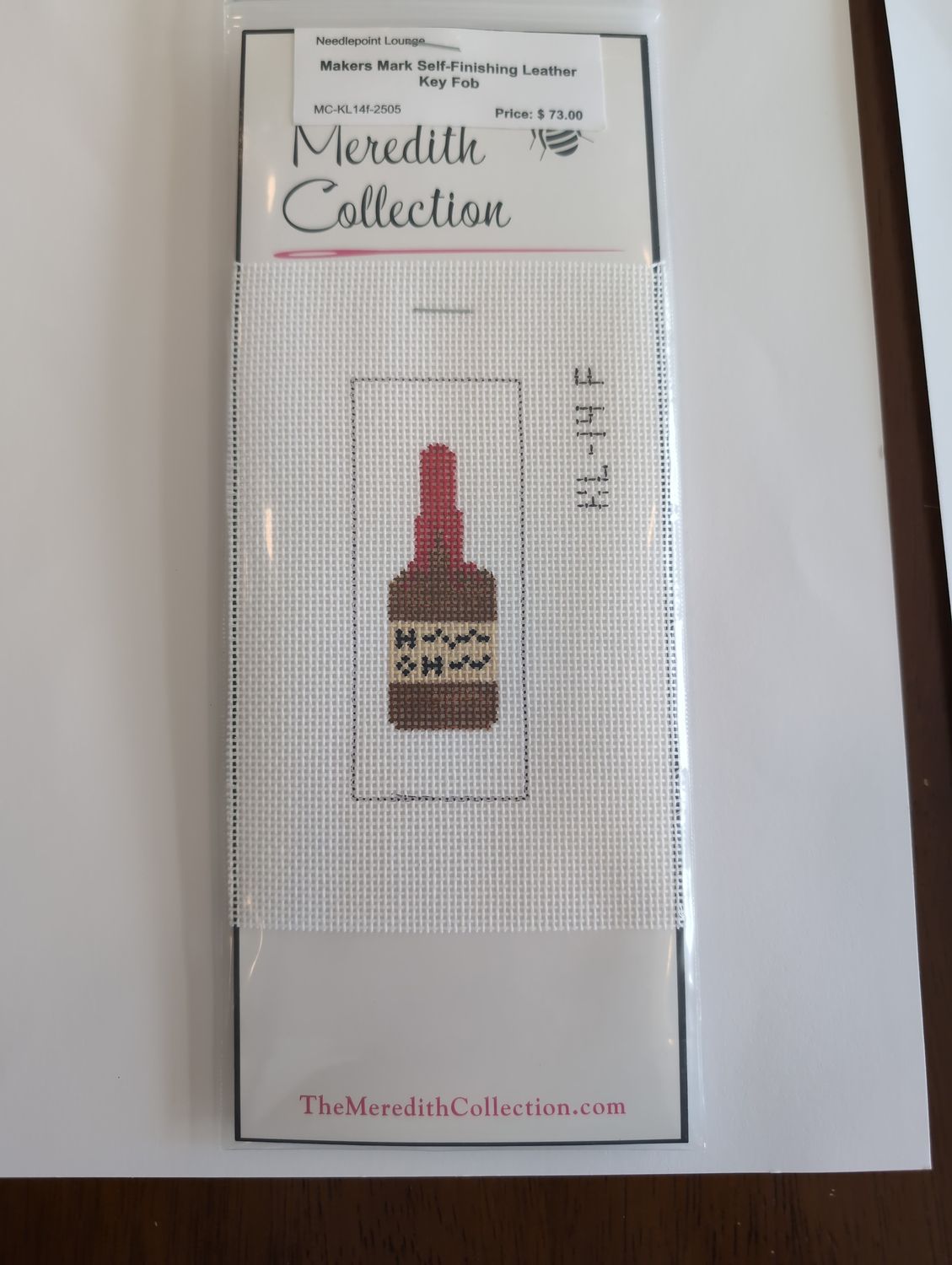 Makers Mark Self-Finishing Leather Key Fob